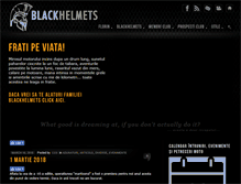Tablet Screenshot of blackhelmets.ro
